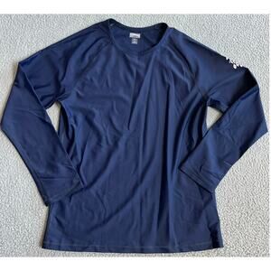 Vilebrequin Swim Top Shirt XL Long Sleeve Navy Blue UPF Athletic Outdoor Fishing
